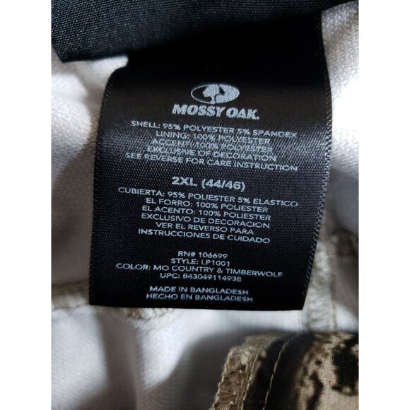 Mossy Oak Hunting Pants Men's Size 2XL (44-46) Camouflage - Picture 8 of 10